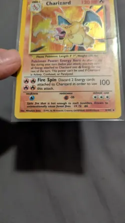 Charizard 4/102 Base Set Holo Rare Vintage 1999 WOTC Pokemon TCG HP - Image 4