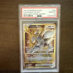 Pokemon Brilliant Stars Arceus VSTAR Full Art Secret 184/172 PSA 10 Gem Mint - Image 1