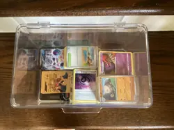 Box of Pokemon Cards with 34 Rare Cards and 8 Big Cards - Image 1