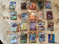 Box of Pokemon Cards with 34 Rare Cards and 8 Big Cards - Image 2