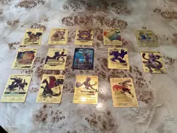 Box of Pokemon Cards with 34 Rare Cards and 8 Big Cards - Image 3