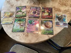 Box of Pokemon Cards with 34 Rare Cards and 8 Big Cards - Image 4