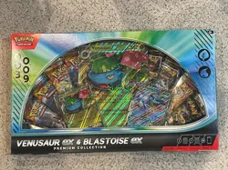 Pokemon TCG SV: Venusaur And Blastoise Ex Premium Collection Box IN HAND - Image 1