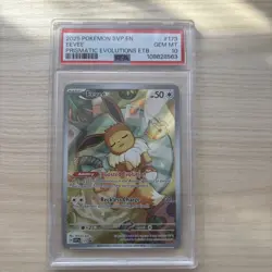 Pokemon Eevee SV173 Prismatic Evolutions Promo PSA 10 GEM MINT - Image 1