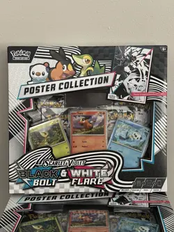 10 X Pokemon TCG: Black Bolt & White Flare - Unova Poster Collection Box NEW - Image 2