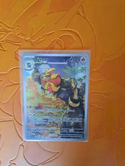 Pokemon Paldea Evolved pyroar 200/193 Illustration Rare NM/M - Image 1