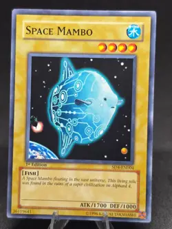 YuGiOh! Space Mambo SD4-En001 Fury of the Deep 1st Edition Common NM - Image 1
