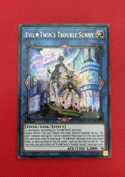 Evil Twin's Trouble Sunny - MP22-EN216 - Prismatic Secret Rare - 1st - YuGiOh - Image 1