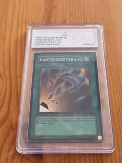 YUGIOH! Kartenzerstorung SDY G038 Super Rare Good 1. Auflage Gegreedet Pi 2 Good - Image 1