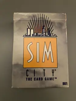 Sim City the Card Game Starter Pack Mayfair Games Vintage - Image 1