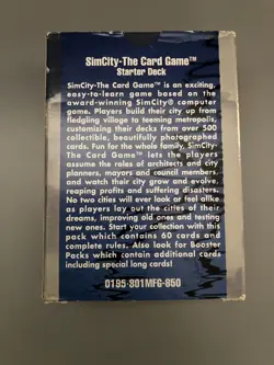 Sim City the Card Game Starter Pack Mayfair Games Vintage - Image 2