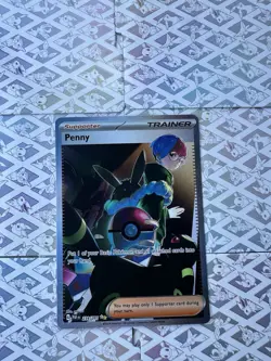Pokemon TCG Penny Scarlet & Violet Paldean Fates Holo Special Rare Card 239/091 - Image 1
