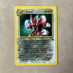 1995-2001 Pokemon TCG Scizor Promo #33 Vintage Card Non Holo - Image 1