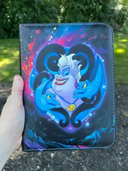 Ursula Lorcana-Inspired Zippered Trading Card Card Binder Lore Book New, Sealed! - Image 5