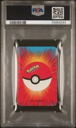 1999 Pokemon Blastoise Mini Playing Card Poker Q Clubs Blue Bicycle PSA 9 Mint - Image 2