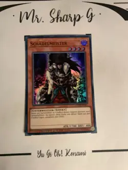 SCHADELMEISTER - L.A. COTD-DESE1 DEUTSCH Yu-Gi-Oh! CARD SUPER RARE HOLO KONAMI - Image 2