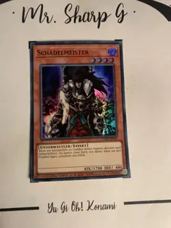 SCHADELMEISTER - L.A. COTD-DESE1 DEUTSCH Yu-Gi-Oh! CARD SUPER RARE HOLO KONAMI - Image 3