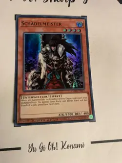 SCHADELMEISTER - L.A. COTD-DESE1 DEUTSCH Yu-Gi-Oh! CARD SUPER RARE HOLO KONAMI - Image 4