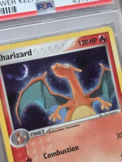 2007 Pokemon EX Power Keepers Charizard Holo Card #6/108 PSA 10 - Image 2