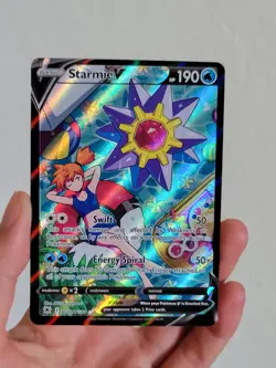 Pokemon TCG Starmie v TG13/TG30 Swsh10 Astral Radiance Trainer Gallery Holo Card - Image 1