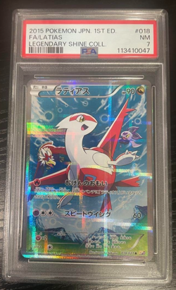 【PSA7】Pokemon Card Latias R 018/027 XY BREAK Legendary Shine Collection - Image 1