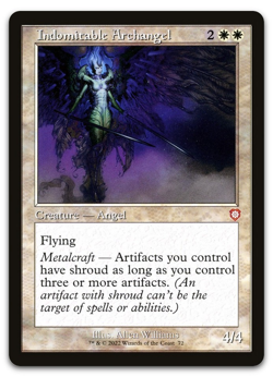 mtg magic Indomitable Archangel retro FRENCH vf fr Archange indomptable - Image 1