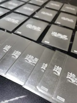 Yugioh silver metallic duelist card protectors 96KT Sleeves RARE (41 COUNT) - Image 3