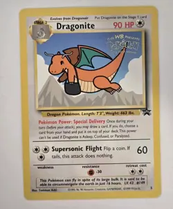 1995 Dragonite #5 Pokemon The First Movie Promo Card - Image 1