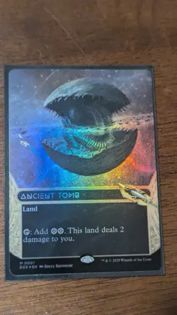 Ancient Tomb (0001) (Borderless) FOIL - Edge of Eternities: Stellar Sights - MTG - Image 2