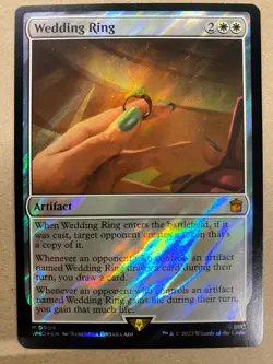MTG 1x FOIL Wedding Ring 804 Universes: Beyond Doctor Who Magic Gathering x1 NM - Image 1