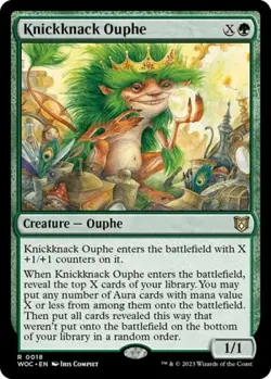 Knickknack Ouphe - Near Mint MTG Commander: Wilds of Eldraine - Image 1