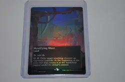 MTG magic EDGE OF ETERNITIES eos rare FOIL MYSTIFYING MAZE #074 borderless - Image 1