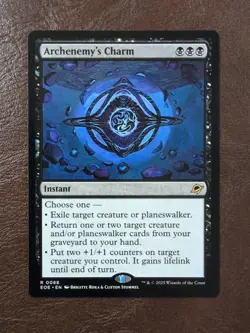 Archenemy's Charm Edge of Eternities MTG Regular - Image 1