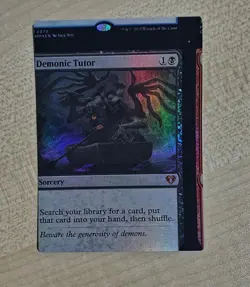 MTG Misprint Demonic Tutor, Craterhoof Behemoth, Kozilek NFC Foil - Image 1