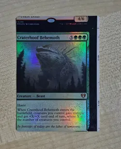 MTG Misprint Demonic Tutor, Craterhoof Behemoth, Kozilek NFC Foil - Image 3