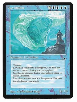 Magic the Gathering ~ MTG ~ 1x Leviathan ~ LP ~ THE DARK - Image 1