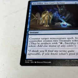 An Offer You Cant Refuse MTG Magic The Gathering Foundations 160 Uncommon - Image 2