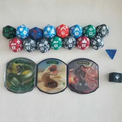 Bulk Spindown Life Counter MTG lot - Snake Wurm Soldier M19 Ixalan Ravnica - Image 1