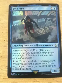 1x Evie Frye FOIL + 1x Jacob Frye FOIL (Partners) NM/M ACR MTG Magic - Image 3