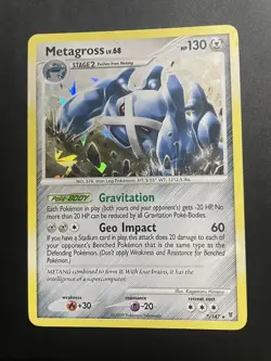 Pokemon TCG Metagross Supreme Victors 7/147 Cracked Ice Holo Rare MP - Image 1