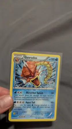 Shiny Gyarados XY109 Cosmos Holo Pokemon Black Star Promo LP - Image 2
