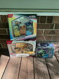 BRAND NEW-Pokemon TCG 151 Zapdos ex Box/Prismatic Poster/Fall 2024 Lunchbox - Image 1