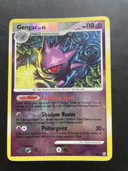 Gengar Lv 43 ~ 018/100 - Rare Reverse Holo Pokemon - TCG Stormfront MP - Image 1