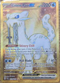 Pokemon Paldea Evolved: Chien-Pao Ex #274/193 Hyper Rare - Image 1