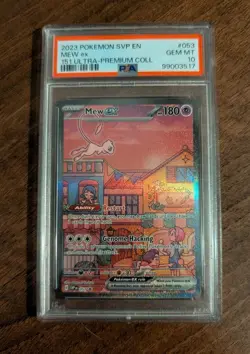 PSA 10 Mew ex 053 SVP Promo 151 Ultra Premium Collection Pokemon TCG Gem Mint 10 - Image 1