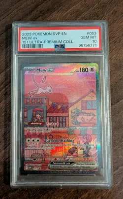 PSA 10 Mew ex 053 SVP Promo 151 Ultra Premium Collection Pokemon TCG Gem Mint 10 - Image 1