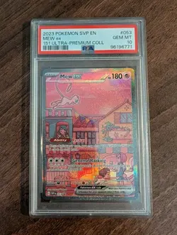 PSA 10 Mew ex 053 SVP Promo 151 Ultra Premium Collection Pokemon TCG Gem Mint 10 - Image 2