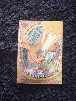 2000 Pokemon Topps Chrome Dragonite #149 TV Animation Edition Series 3 Holo Foil - Image 1