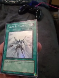 Solar Recharge ANPR-ENSE1 Super Rare Limited HP Yugioh - Image 3
