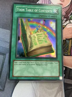 Yugioh Toon Table Of Contents TP6 Damaged See Pics - Image 1